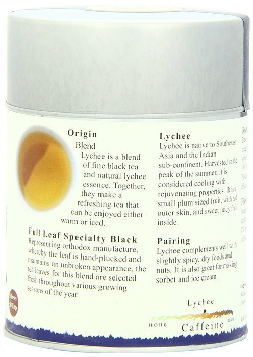 The Tao of Tea, Lychee Black Tea, Loose Leaf, 4.0 Ounce Tins N3