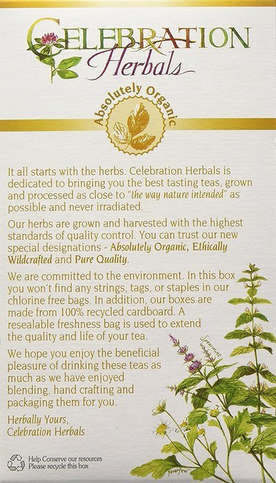 Celebration Herbals Black Cohosh Root Tea, Organic, 24 Teabag N4