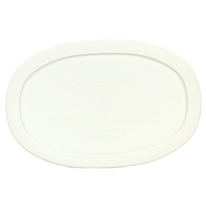 Corningware F-15-PC Oval French White 15-ounce Plastic Lid (2 Pack) N2