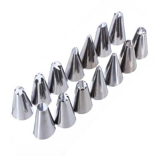 "14 Styles Pastry Tube Cookie Cutters Pastry Tips Set Cake Decoration" shopping N4