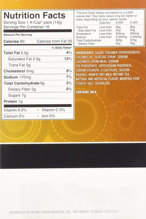 Caf&eacute; Escapes Chai Latte, K-Cup Portion Count for Keurig Brewers, 24-Count N10