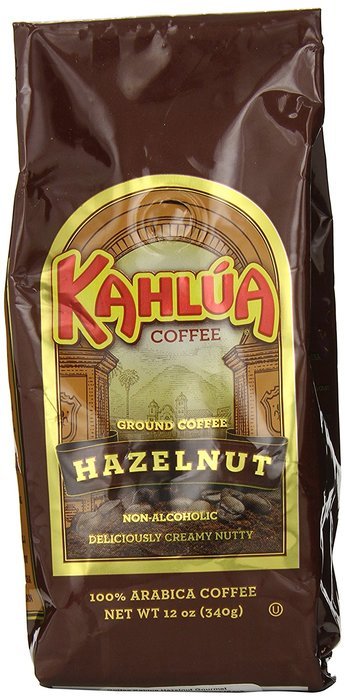 Coffee Kahlua Hazelnut Gourmet Ground Coffee, 12-Ounce Bags (Pack of 2) N2