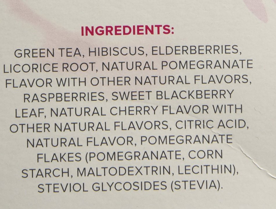 Good Earth Pomegranate Burst Green Tea, 18 Tea bags N2