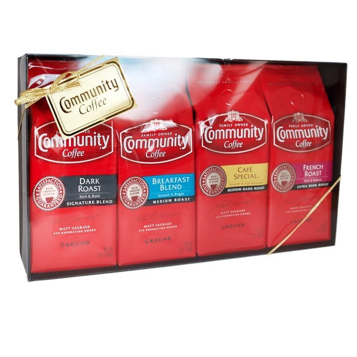 Community Coffee Gift Set Variety Pack, Premium N4