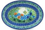 Polish Pottery Oval Baker 14-inch UNIKAT N5