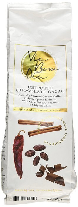 100% Naturally Flavored Coffee, Cinnamon Chocolate, Ground Coffee + Real Cacao Nibs & Cinnamon (no artificial... N3