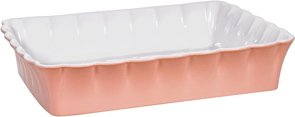 4.5 Qt Betty Peach 14"L Rectangle Baker