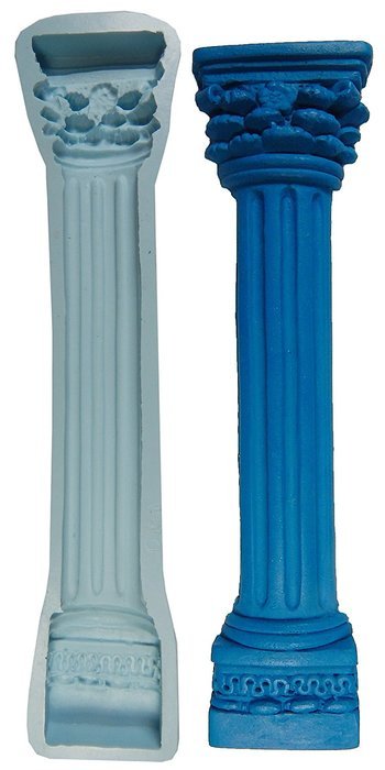 O.K Silicone Molds roman column cake decorating fondant gumpaste supply M4694