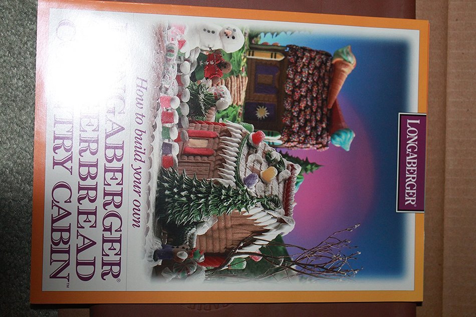 The 1996 Longaberger Pottery Gingerbread Country Cabin Mold N4