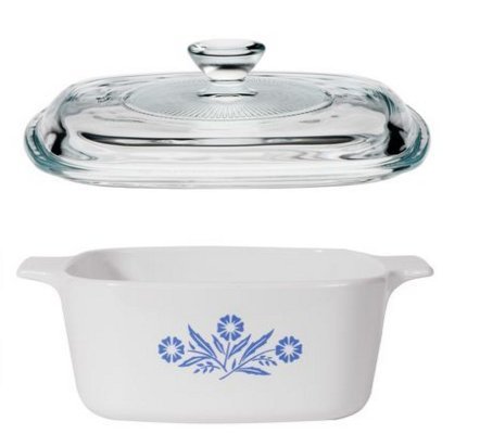 Corningware Cornflower Blue 1.5 L Casserole Bundle - 1.5 L Casserols with Glass Lid