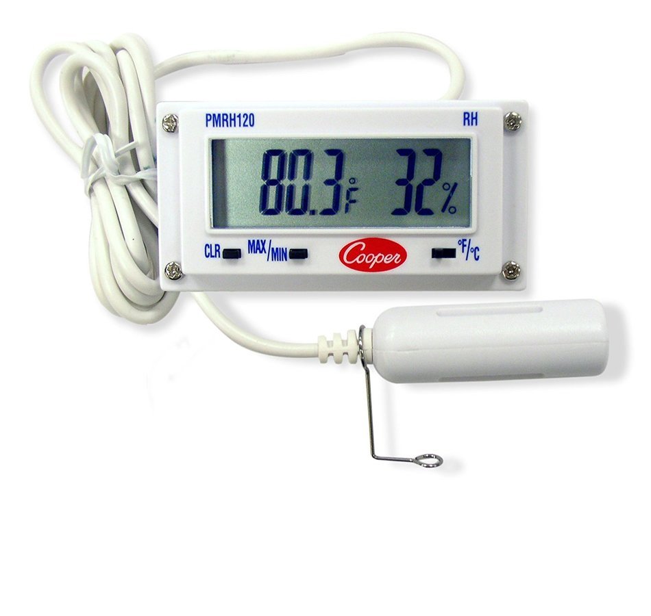 Cooper-Atkins PMRH120-0-8 Digital Panel Thermometer, -12/140&deg; F Temperature Range