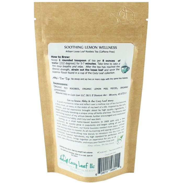 Cozy Leaf Gourmet Artisan Tea Blend Herbal Tea, Sleep Ease N5