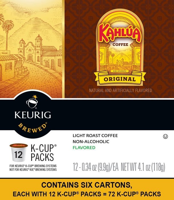 Keurig K-Cup Packs Kahlua, Original,12 Count (Pack of 6) N2