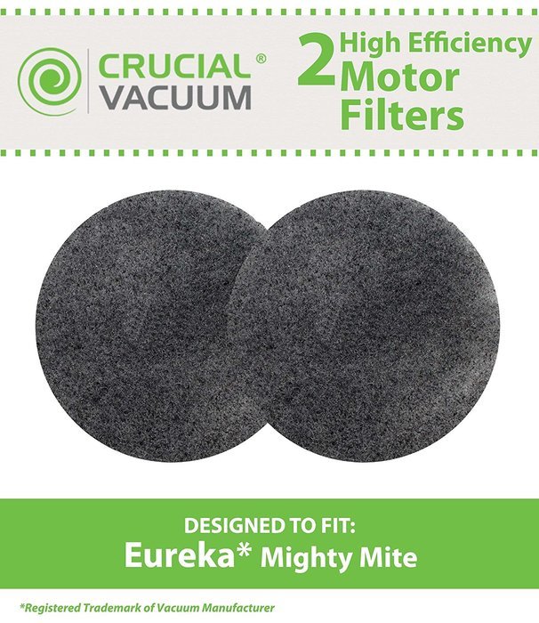 2 Eureka Mighty Mite Motor Filters, Fits Eureka Mighty Mite and Sanitaire Models 3600 Series, Replaces Eureka... N2