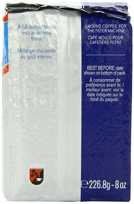 Lavazza Cafe Filtro Classico - Medium Roast Drip Coffee, 8-Ounce Bricks (Pack of 5)