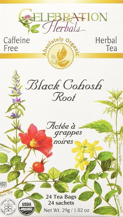 Celebration Herbals Black Cohosh Root Tea, Organic, 24 Teabag N5