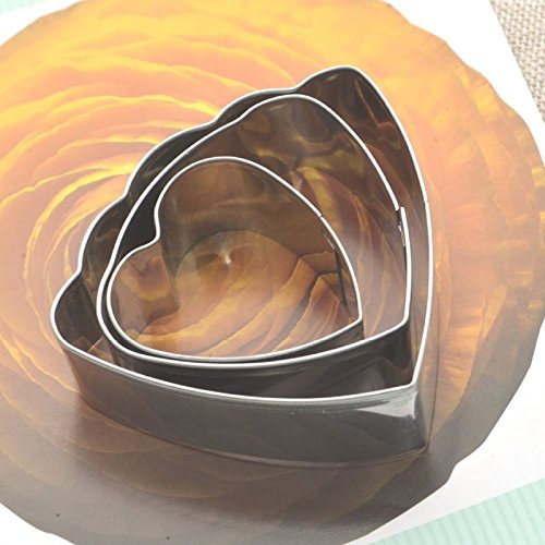 ASDOMO Peony Shape Sugarcraft Cake Decorating Cookies Pastry Baking Cutter Mould Tool 6 PCS 2 Sets