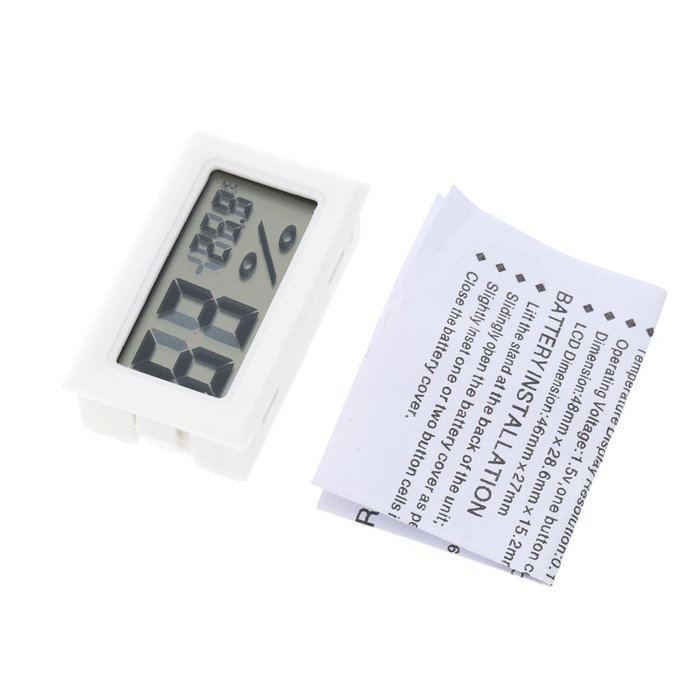 Hyalo (TM) Mini digital LCD Thermometer Hygrometer Humidity Temperature Meter thermometre estacion metereologica... N3