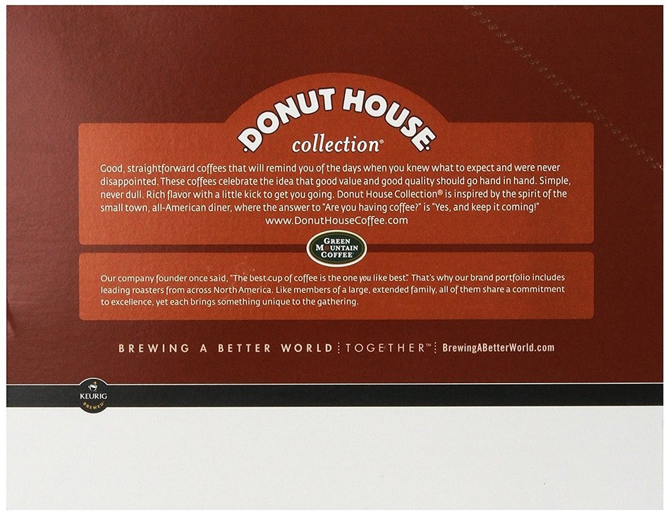 Donut House Collection Donut House Decaf, Keurig K-Cups, 24-Count N5