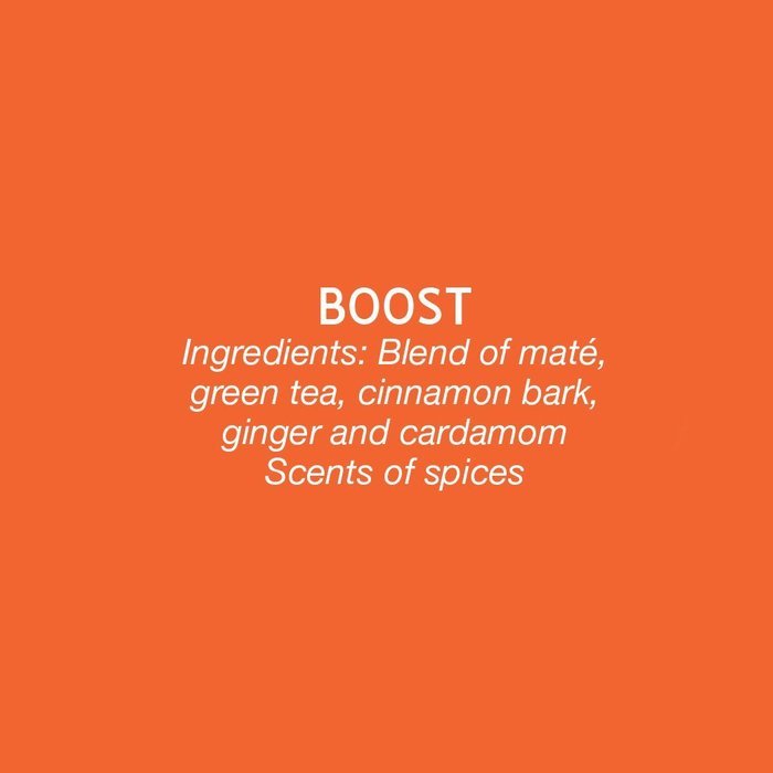 BOOST tea 20 muslin bags 1.55oz net wt