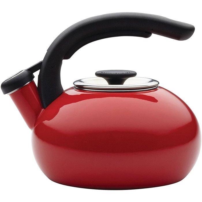 BonJour European-inspired Teakettle, Red