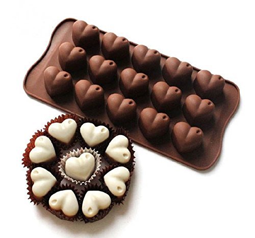 15 Hole Heart Chocolate Silicone Molds For Cake Decorating Mold High Quarlity Cake Baking Tools