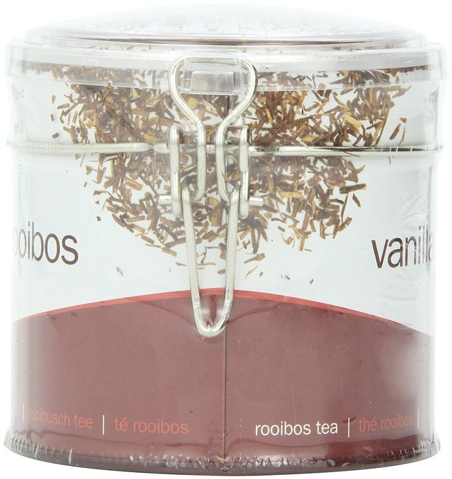 Adagio Teas Clear-Top Tin Herbal Tea, Rooibos Vanilla, 4 Ounce N2
