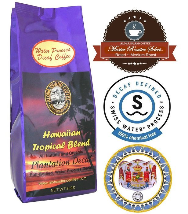 Chocolate Almond Flavored, Kona Hawaiian Coffee Blend, 8 Oz, Ground N9