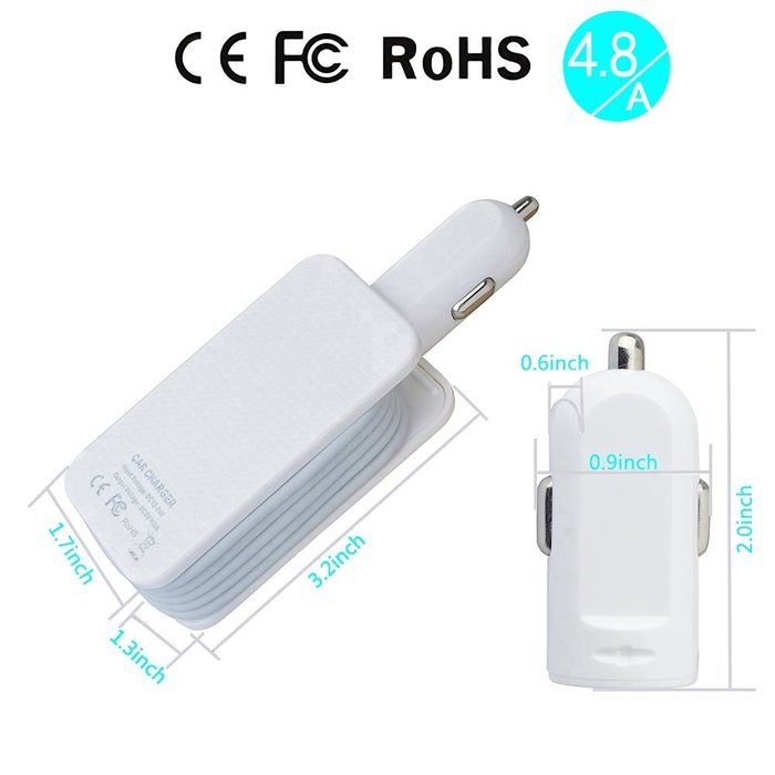 Protable Car Air Purifier,Evtech Car Ionic Air Freshener Removes Cigarette Smoke, Bacteria, Odor Smell with 2.1A... N16