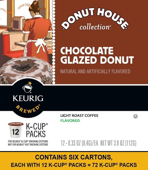 Donut House Collection Donut House Decaf, Keurig K-Cups, 24-Count N9