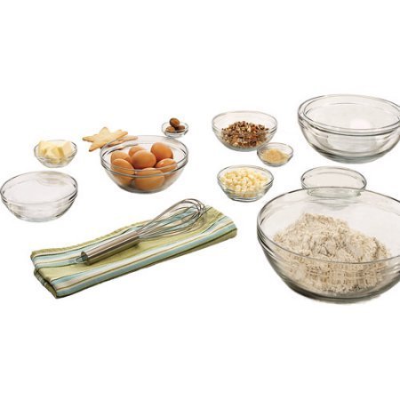 Anchor Hocking 10pc Mixing Bowl Set N2