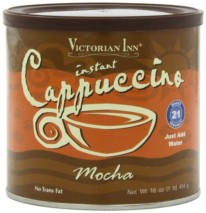 Victorian Inn Instant Cappuccino, Mocha, 16-Ounce Canisters (Pack of 6)