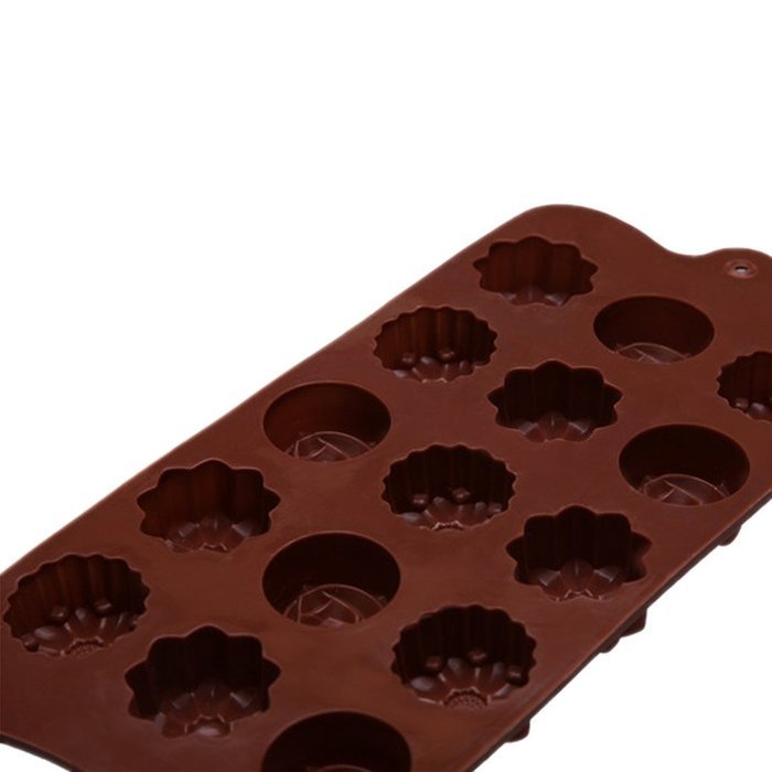 Yunko Various Flower Ice Cube Silicone Mold Chocolate Candy Mold Fondant Cake Decorating Mold