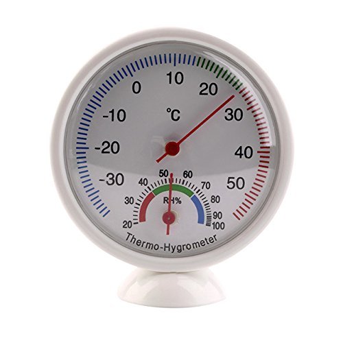 CandyQ Dial Indoor Outdoor Thermometer Hygrometer Temperature Meter N3