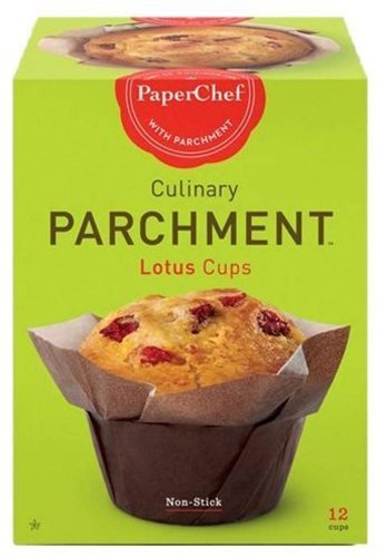 PAPER CHEF PARCHMENT CUP LOTUS, 12 PC