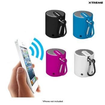 Mini Bluetooth Speaker By Xtreme, Travel Size, Rechargeable, Blue N2