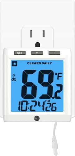 Ambient Weather WS-01-2 Intelligent Color Changing Temperature Night Light with Ambient Backlight, 2 Pack N7