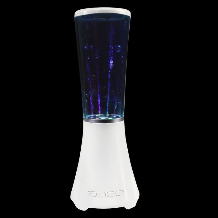 abcGoodefg&reg; Dancing Water Speakers Bluetooth Light Show Music Fountain Speaker with Subwoofer White N3