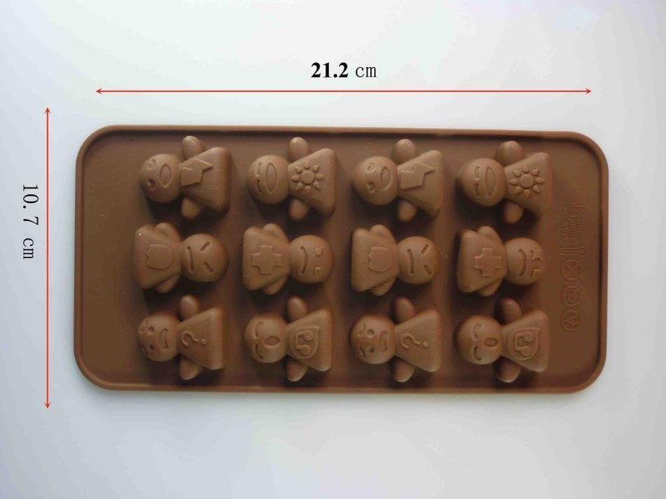 Chocolate Silicone Soap Mold Fondant Cake Decorating Styling Cooking