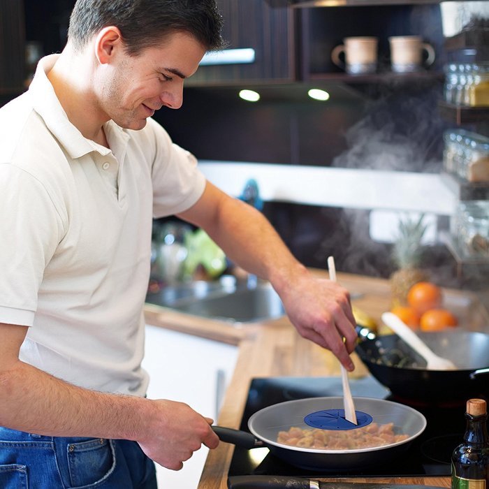 Silicone Splatter Screen Baking Mixing Bowl Guard Covers Pots, Shields From Splatter Sprays, Avoids Spills, Reduces... N3