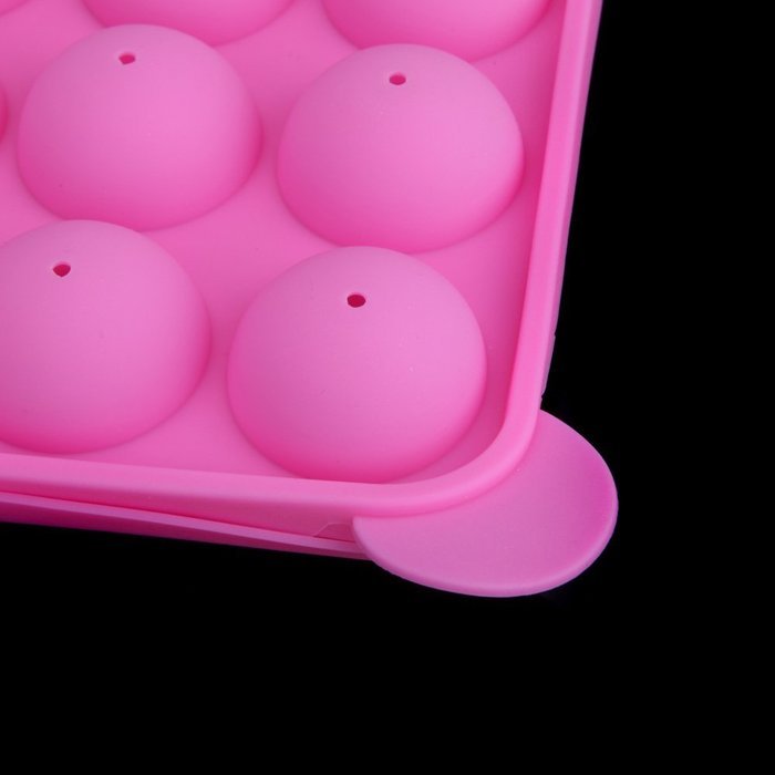 Silicone Tray Pan Mould Mold for Creating Lollipops Cake Pop Chocolate Truffle with 25pcs Sticks DIY Bakeware... N3