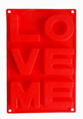 Love-Letter Silicone Cake Mold Valentine'S Day Series Temperature Oven Mold Pastry Cookies Fondant Chocolate Mold