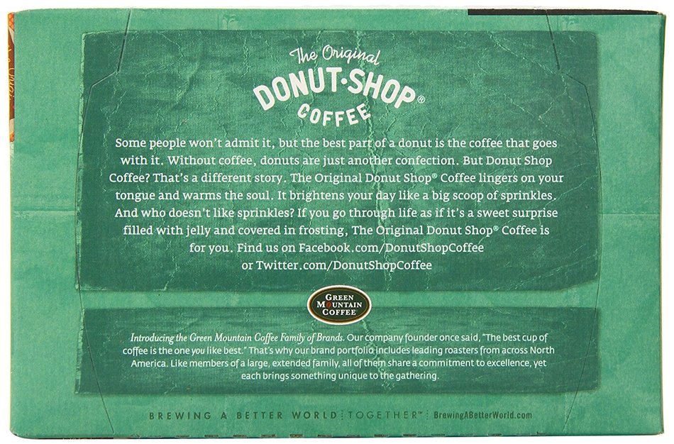 The Original Donut Shop Decaf, Keurig K-Cups, 12 Count (Pack of 6) N2