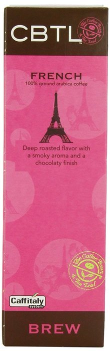 CBTL French Brew Coffee Capsules By The Coffee Bean & Tea Leaf, 10 Count Box