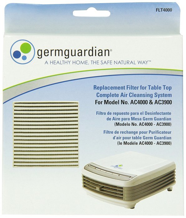 GermGuardian FLT4000L GENUINE True HEPA Replacement Filter for AC3900, AC4000 and AC4000CA Air Purifiers N3