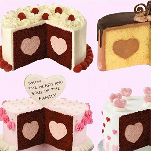 "Heart Shape Layer Cake Pan Mold Aluminum Cake Pans (6 Inch)" shopping