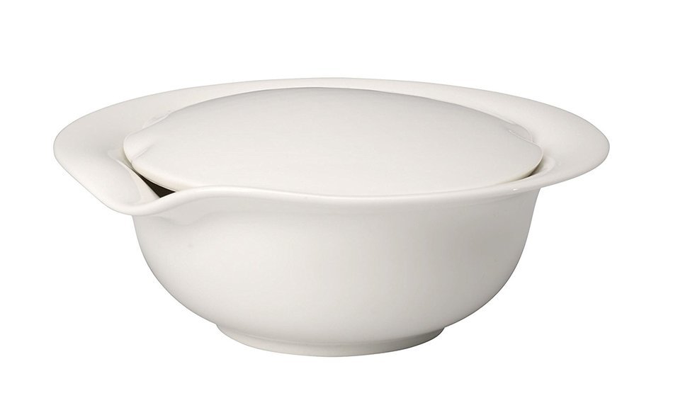 Villeroy & Boch Pasta Passion Parmesan Bowl with Lid 7x6x3 in