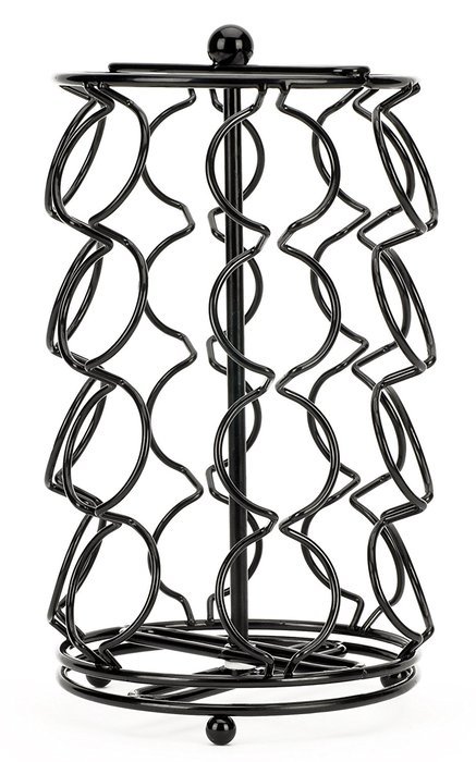 K-cup Coffee Pod Storage spinning Carousel Holder - 24 ct, Black