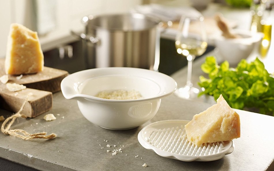 Villeroy & Boch Pasta Passion Parmesan Bowl with Lid 7x6x3 in N2