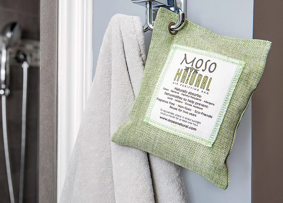 Moso Natural 200gm Air Purifying Bag, Natural, 4-Pack